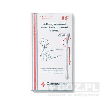 OsmozaCare, aplikatory do paznokci zmiękczające i usuwające skórki, 12szt