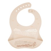 Canpol Babies, śliniak silikonowy z kieszonką, kremowy, 1 szt. https://azcdn.doz.pl/image/d/product/81345f8b-scale-180x180.png