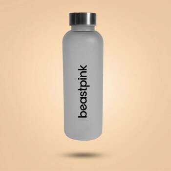 GymBeam BeastPink, butelka Thirst Trap White 500 ml, 1 szt.