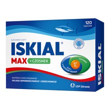 Iskial MAX + Czosnek, kapsułki, 120 szt.