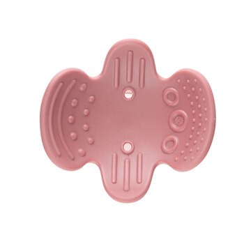 Canpol Babies, sensoryczna grzechotka z gryzakiem, różowa, 1 szt.