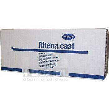 Rhena cast, opatrunek syntetyczny, usztywniający, biały, 3,6 m x 5 cm, 10 szt