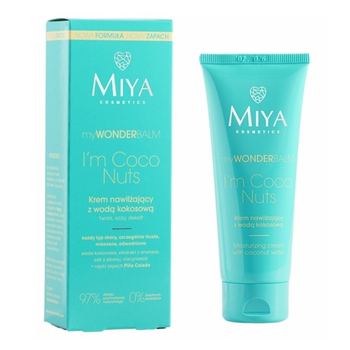 Miya Cosmetics myWonderBalm, krem nawilżający z wodą kokosową, 75 ml