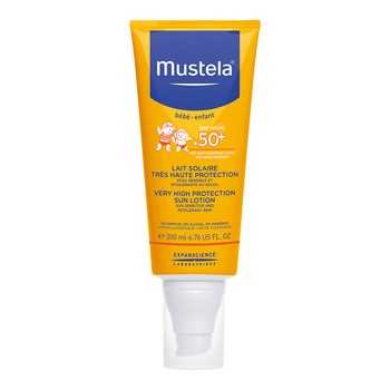 Mustela Bebe-Enfant, mleczko przeciwsłoneczne w sprayu SPF 50+, 200 ml