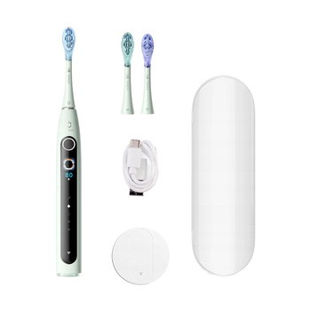 Oclean X Pro 20 + etui + 3 końcówki, miętowy, 1 szt.
