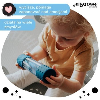 Jellystone Designs, butelka sensoryczna DIY, granatowa, 1 szt.