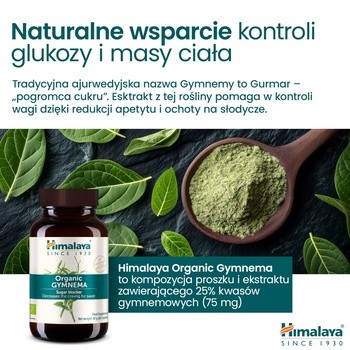 Himalaya Organic Gymnema, tabletki, 60 szt.