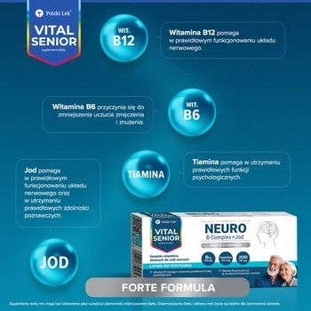 Vital Senior Neuro B-complex + Jod, tabletki, 30 szt.