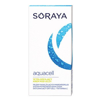 Soraya Aquacell, wygładzający krem pod oczy, 15 ml