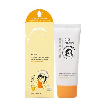 Midha UV Protect Rice Sun Cream, krem do twarzy SPF50+ PA++++, 50 ml