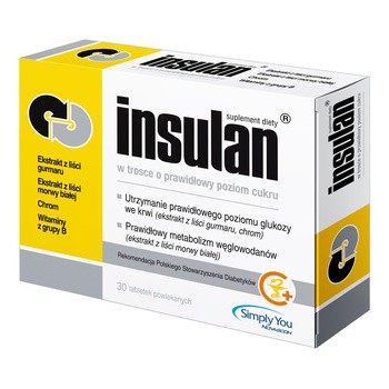 Insulan, tabletki powlekane, 30 szt.