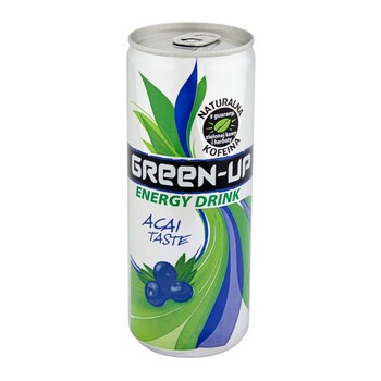 Green-UP Power Plus Acai, napój energetyczny z kofeiną, 250 ml