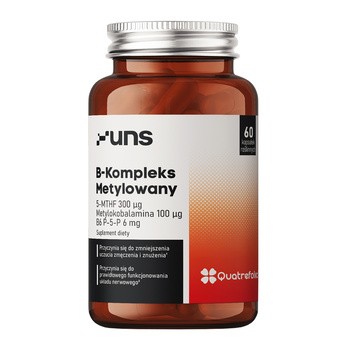 Uns B - Kompleks Metylowany, kapsułki twarde, 60 szt.