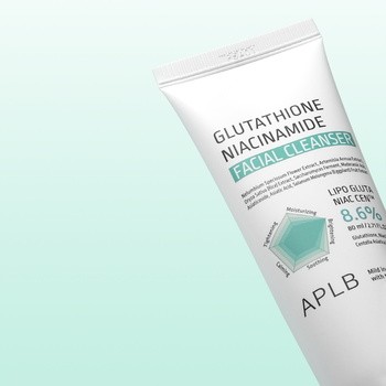 APLB Glutathione Niacinamide Facial Cleanser, oczyszczający żel do mycia twarzy z glutationem i niacynamidem, 80 ml