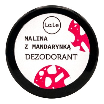 LaLe, dezodorant w kremie, malina z mandarynką, 50 ml