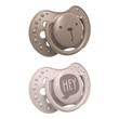 Canpol Lovi, smoczek silikonowy dynamiczny, Hey Girl, 3-6 m, 2 szt.