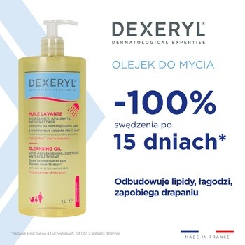 Dexeryl Cleansing, olejek do mycia, 1000 ml