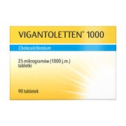alt Vigantoletten 1000, 1000 j.m., tabletki, 90 szt., witamina D