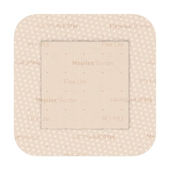 Mepilex Border Flex Lite, opatrunek, 15 cm x 15 cm, 1 szt. (z opakowania wielosztukowego)