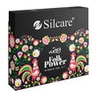 Silcare Flexy Folk Power, zestaw lakierów hybrydowych 3 kolory + 2w1 top/baza, 4 x 4,5 g