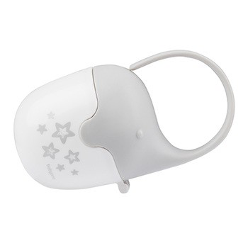 BabyOno, pojemnik na smoczek Słonik, kolor szary, 1 szt.