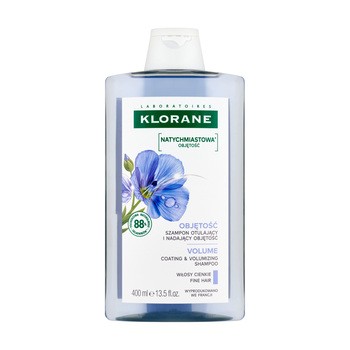 Klorane, szampon z organicznym lnem, 400 ml