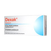 Dexak, 25 mg, tabletki powlekane, 30 szt. (import równoległy, Delfarma)