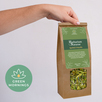 Green Mornings, Herbarium Naturae, Spokój Umysłu, kompozycja zielonej herbaty, 50 g