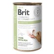 Brit Veterinary Diet Dog Grain-Free Diabetes, dietetyczna mokra karma pełnoporcjowa dla psów z cukrzycą, jagnięcina i groszek, 400 g
