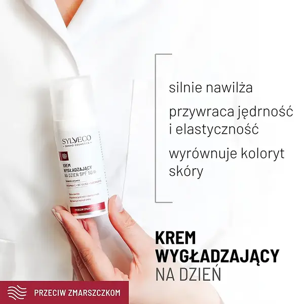 Дневной крем для лица Sylveco Dermo против морщин, разглаживающий, 50 мл — фото 2