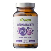 Biowen, Cytrynian magnezu + B6, kapsułki, 100 szt. https://azcdn.doz.pl/image/d/product/1c7f4211-scale-180x180.png