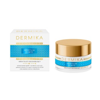 Dermika Meritum Forte, tłusty krem regenerujący na dzień i na noc, 50 ml