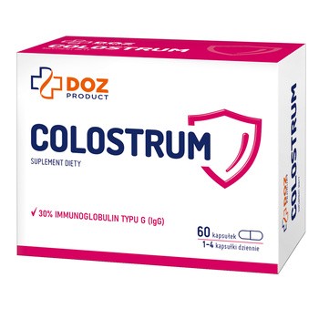 DOZ Product Colostrum, kapsułki, 60 szt.