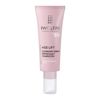 Iwostin Age Lift, ochronny krem redukujący zmarszczki z filtrem SPF 50, 40 ml