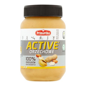 Primavika, Active, pasta orzechowa 100%, 470 g