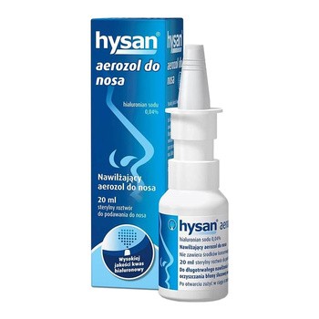 Hysan, aerozol do nosa, nawilżający, 20 ml