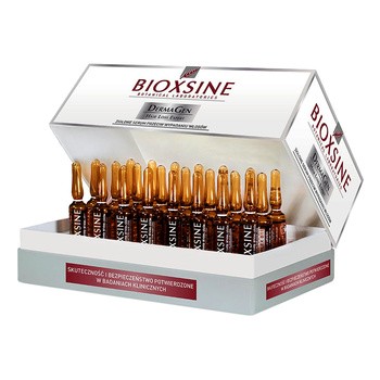 Bioxsine DermaGen, serum ziołowe przeciw wypadaniu włosów, 12 ampułek x 6 ml
