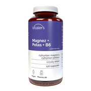Vitalers Magnez + Potas + B6, kapsułki, 120 szt.