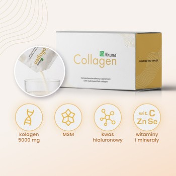 Akuna Collagen, saszetki z proszkiem, 30 szt.
