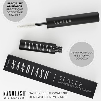 Nanolash DIY Selaer, utrwalacz do przedłużania rzęs, 5 ml