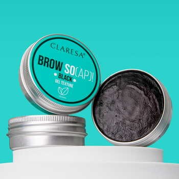 Claresa Brow So(ap)!, mydło do stylizacji brwi, black, 30 ml