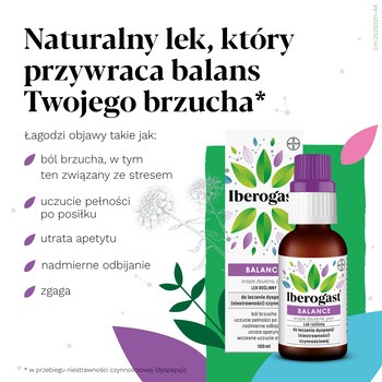 Iberogast Balance, krople doustne, 100 ml