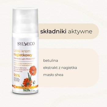Sylveco, lekki krem nagietkowy, 50 ml