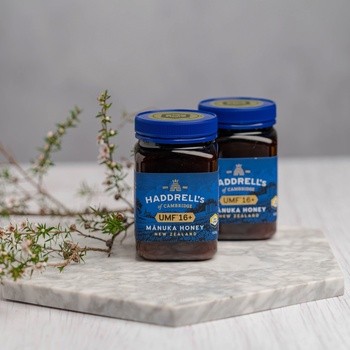 Haddrell's, Manuka Honey, miód manuka UMF16+, MGO570+, 500 g
