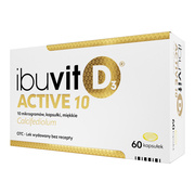 Ibuvit D3 Active 10, 10 mcg, kapsułki miękkie, 60 szt.