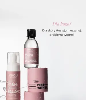 Veoli Botanica Touch Of Balance, regulująco-wyciszający tonik, 150 ml