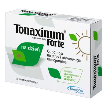 Tonaxinum Forte, na dzień, tabletki powlekane, 30 szt.