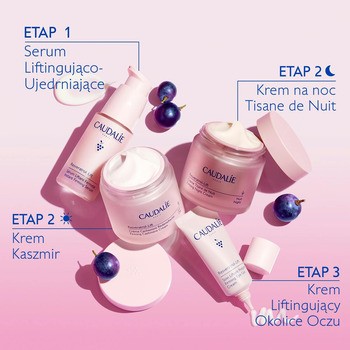 Caudalie Resveratrol-Lift, krem kaszmir liftigujący na dzień, refill, 50 ml