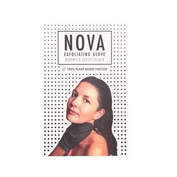Sister Young Nova Black, złuszczająca rękawica do peelingu ciała, czarna, 1 szt.