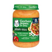 Gerber Organic Plant-tastic, Gulasz z cukinią i warzywami, 8 m+, 190 g